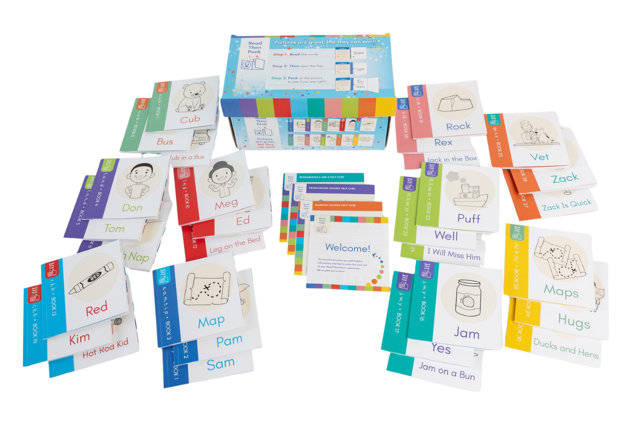 Display of Read Then Peek box set